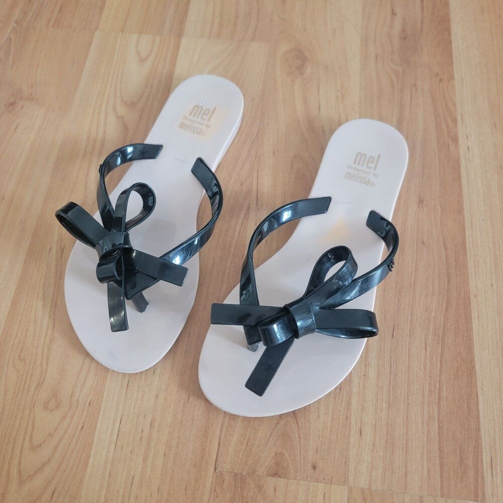 Mel by Melissa Bow Sandals Girls Size 13